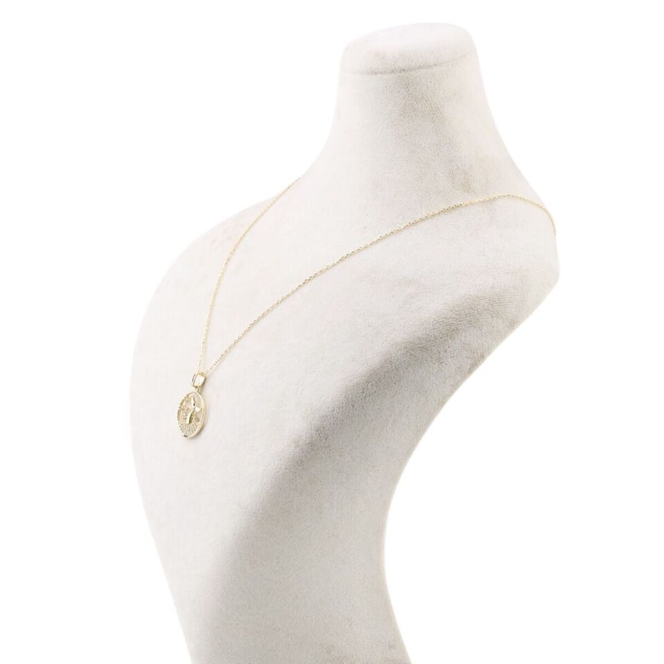 14 Ayar Altın Balık Kolye