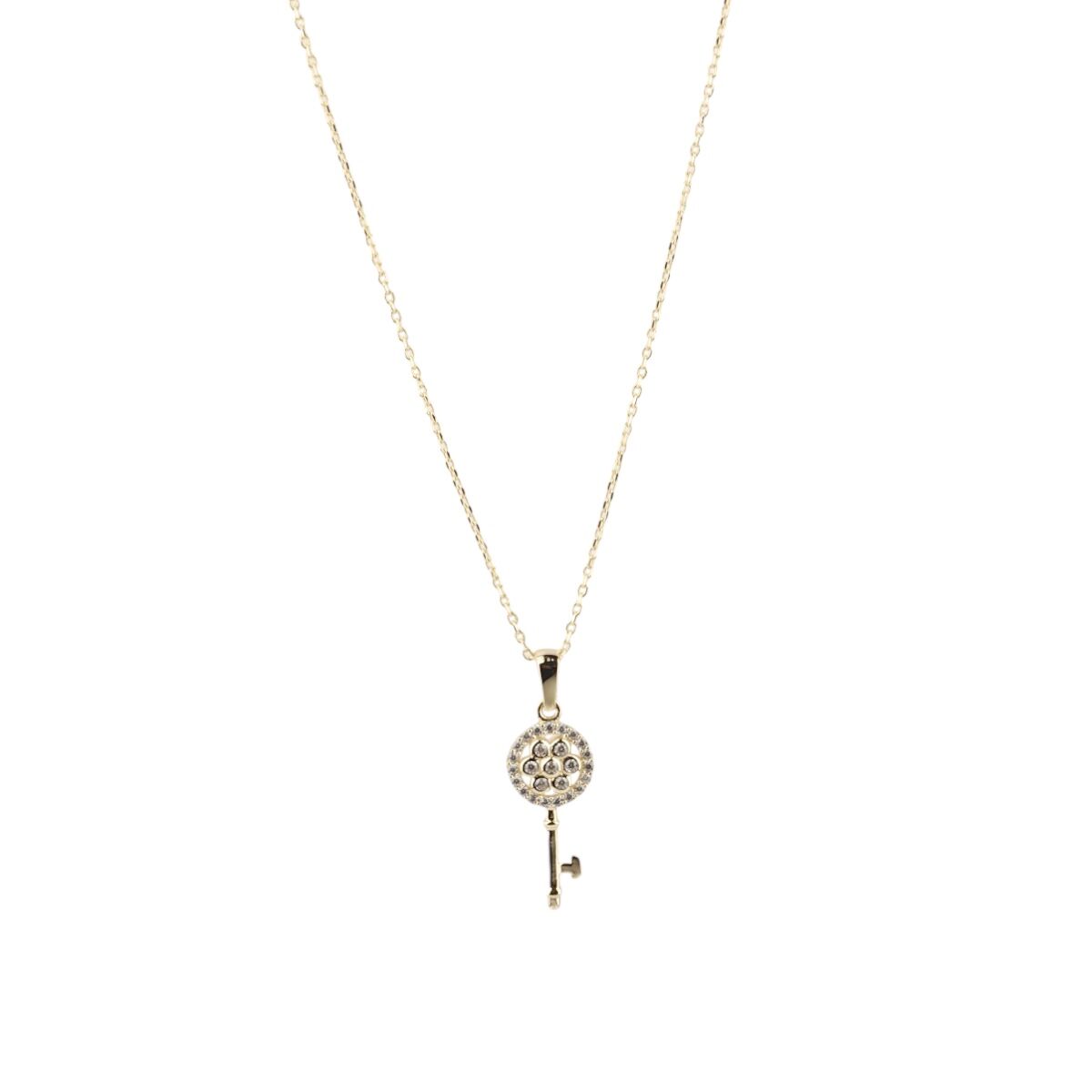 14 Ayar Altın Anahtar Kolye