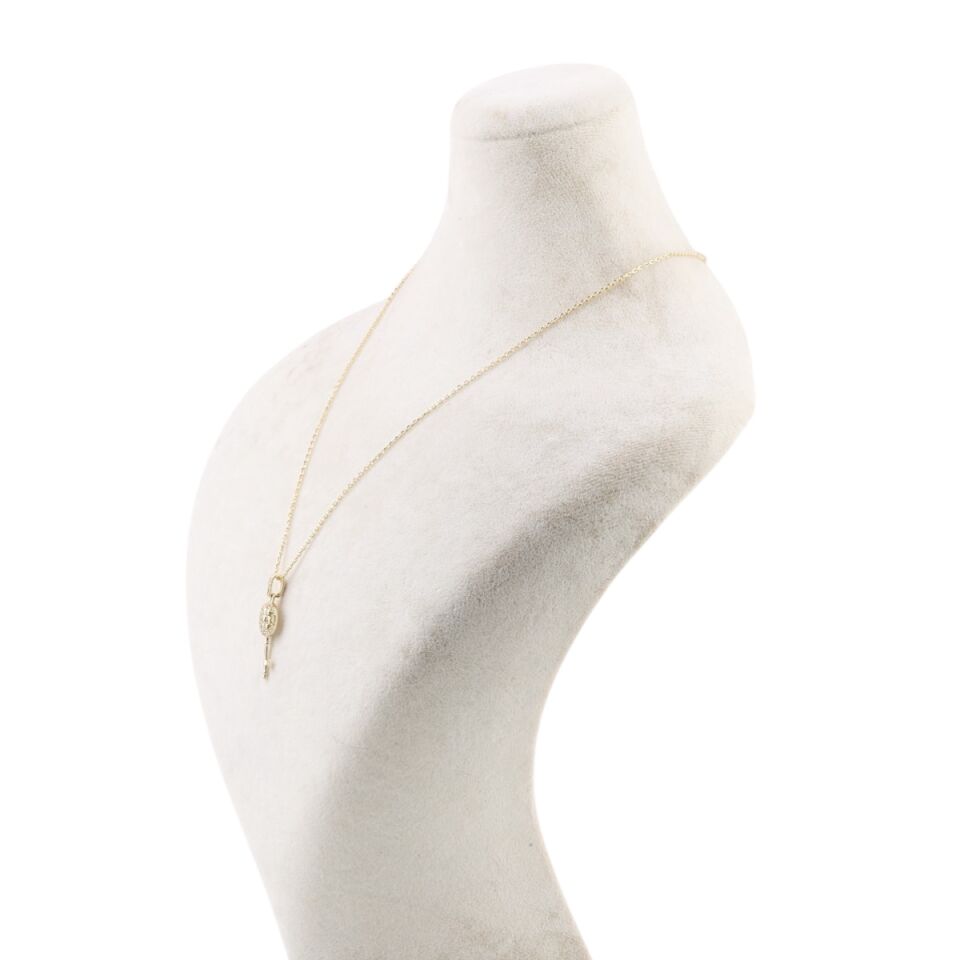 14 Ayar Altın Anahtar Kolye