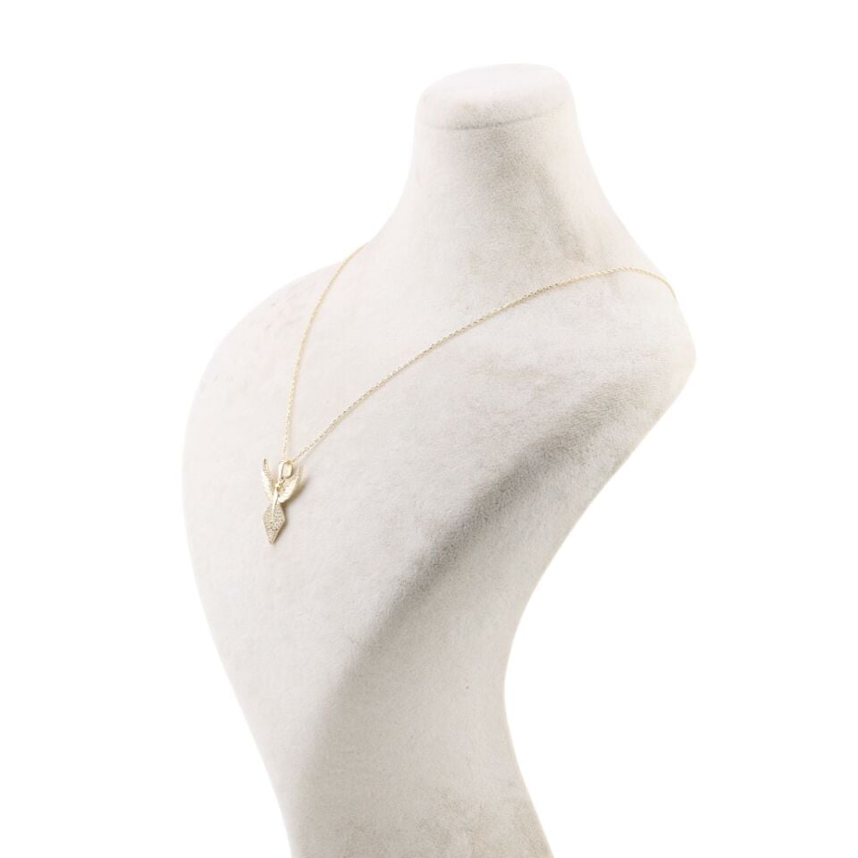 14 Ayar Altın Anka Kuşu Kolye