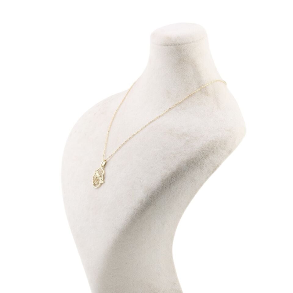 14 Ayar Altın Yusufçuk Kolye