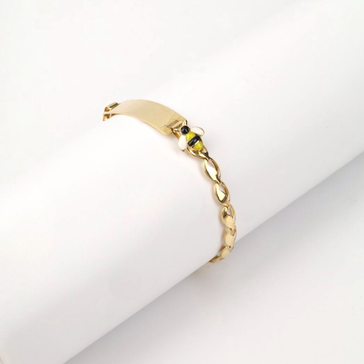 14 Ayar Altın Bal Arısı Bebek Künyesi