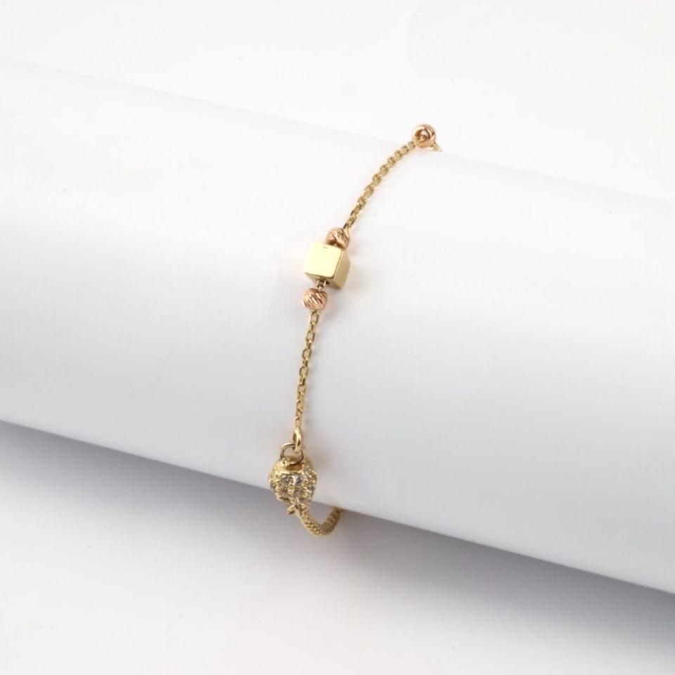 14 Carat Gold Dorika Bracelet