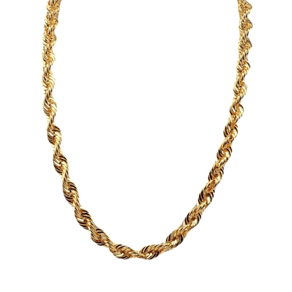 14K Gold Twist Chain Necklace